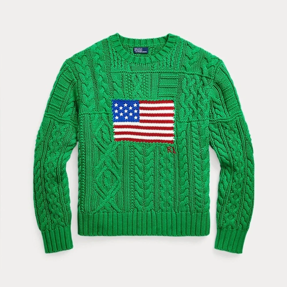 Polo Ralph Lauren Aran Cotton Sweater - Picture 12 of 15